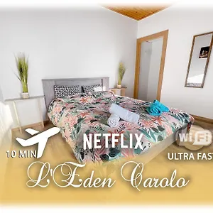 L'eden Carolo - Netflix, Wi-fi, 10min Aeroport, Parking Gratuit Dampremy
